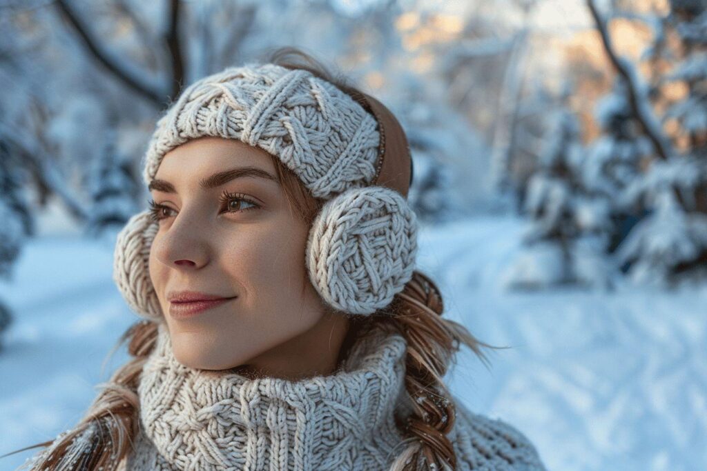 Cache-oreilles femme : accessoires en laine et autres matières pour se protéger du froid