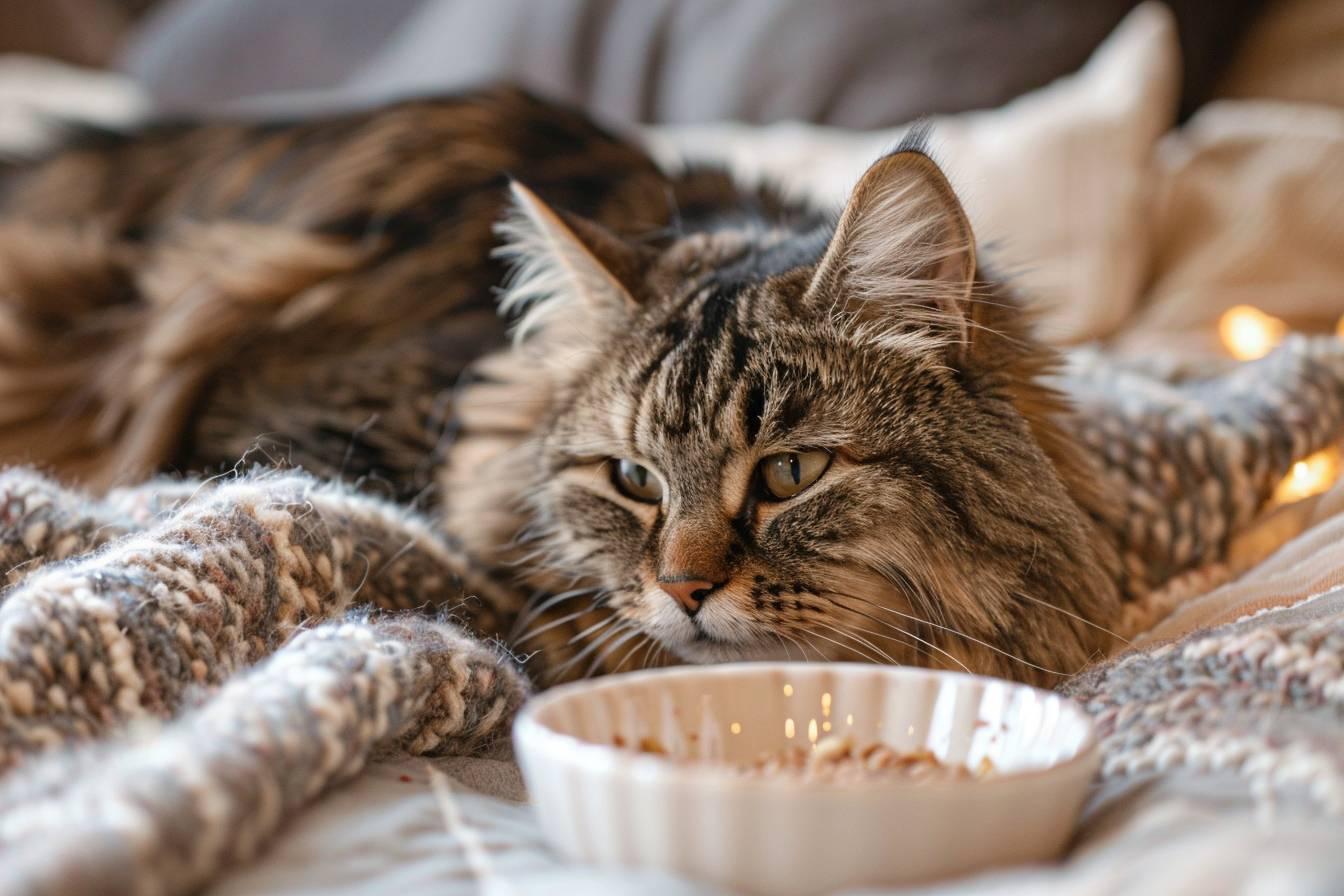 Comment reconnaître les signes d'un chat mourant qui ne mange plus : comportement et durée de survie