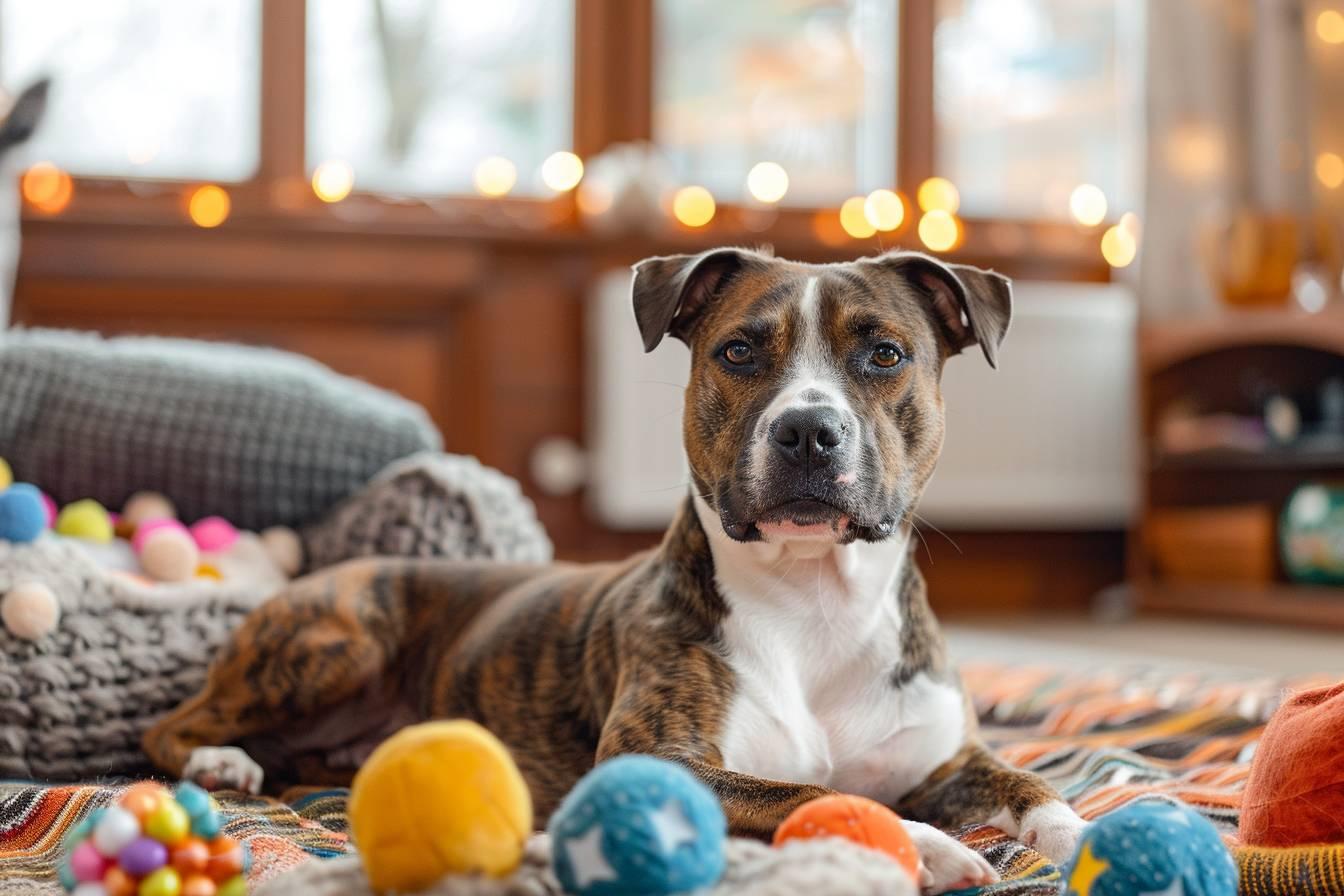 American Staffordshire Terrier : tout savoir sur ce chien de catégorie au caractère sociable