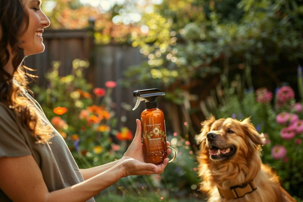 Répulsif naturel pour chien : spray et collier efficaces contre les comportements indésirables