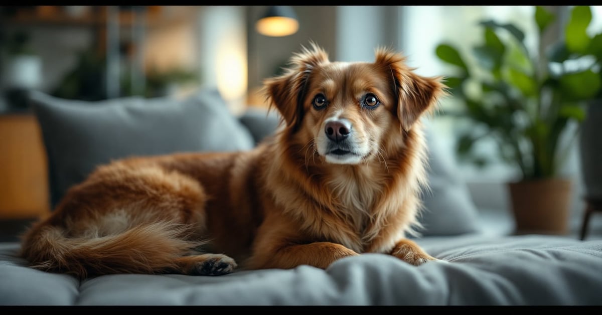 Liste d'animaux de compagnie variés : chien, chat, lapin et oiseau réunis dans un cadre naturel