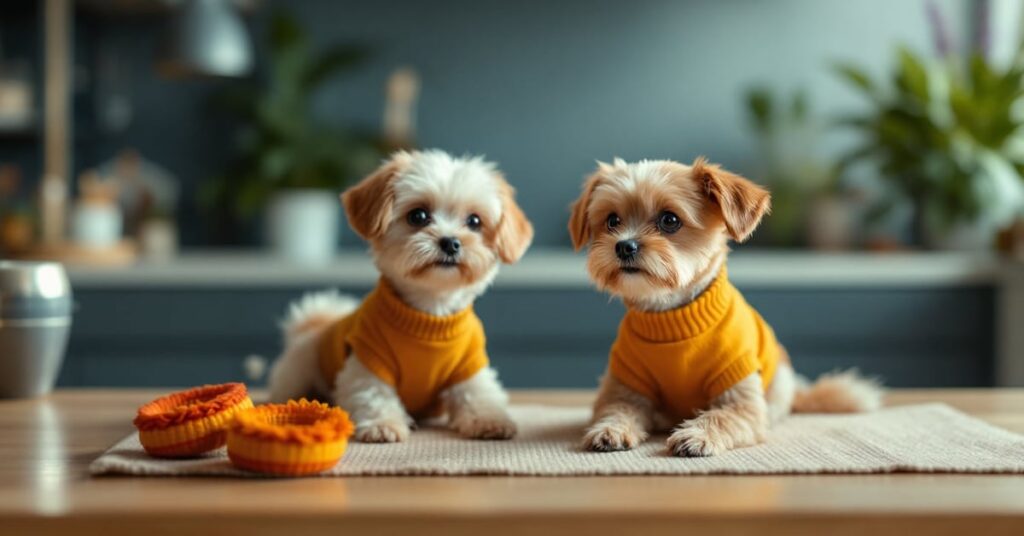 Accessoires pour petits chiens : laisse, harnais et gamelle adaptés à la taille des petites races