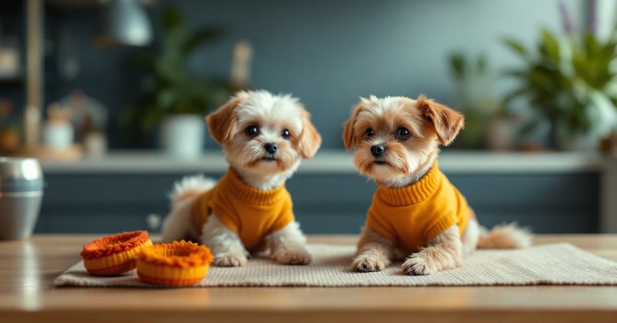 Accessoires pour petits chiens : laisse, harnais et gamelle adaptés à la taille des petites races