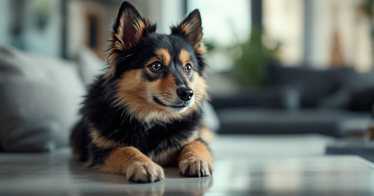 Chien d'eau romagnol avec son pelage bouclé caractéristique, en plein air dans un cadre naturel