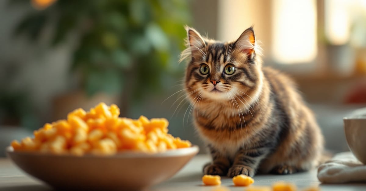 Chat domestique boudant son bol de croquettes vide, refus alimentaire félin causes et solutions